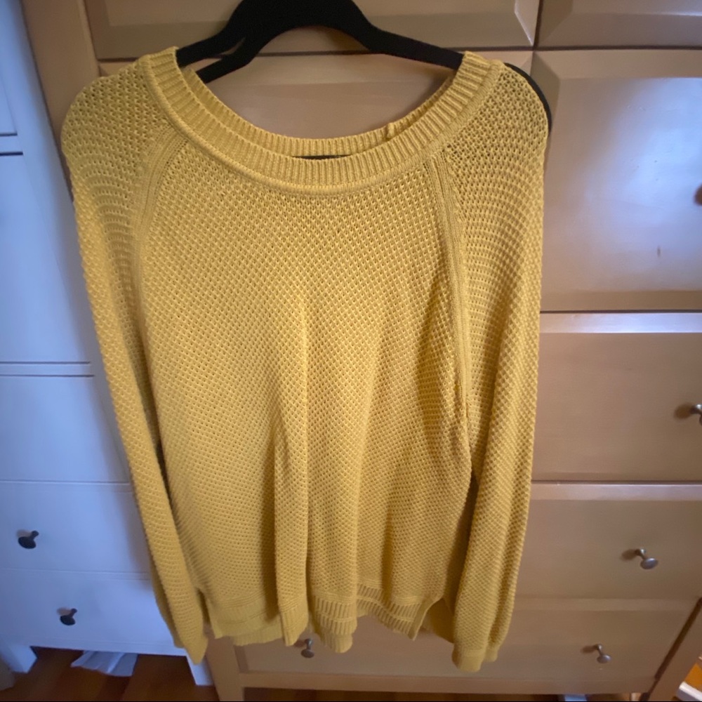 Mustard yellow sweater